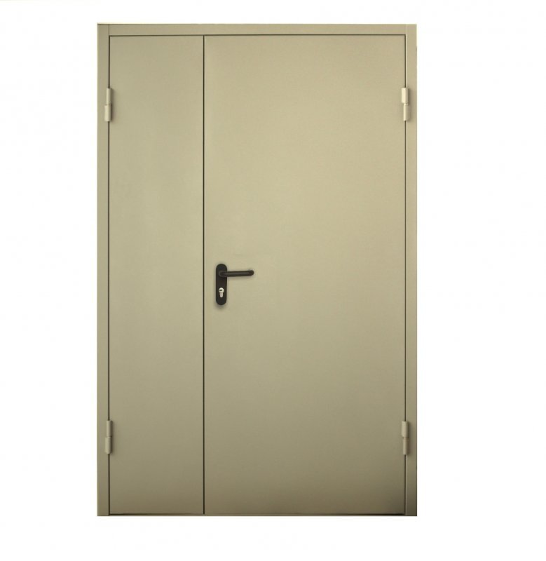 Дверь металлическая технического назначения 2ств. размером от 1100х1500 мм до 4 кв. м