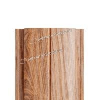 Штакетник металлический МП ELLIPSE-T 19х126
(ECOSTEEL_T-01-Кедр-0.5)
