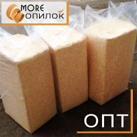 Опилки, Стружка (хвойные) - в брикетах (опт от производителя) - подстилка для с/х предприятий с ДОСТАВКОЙ в ваш регион.