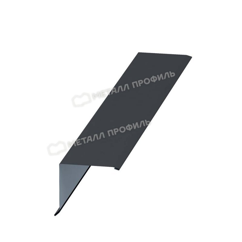 Планка торцевая 135х145х2000 NormanMP
(ПЭ-01-7024-0.5)