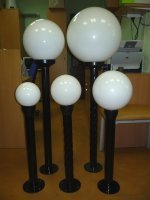 Шар Антивандальный светильник парковый. НТУ 08-150-501, диаметр 400мм, диаметр 300мм