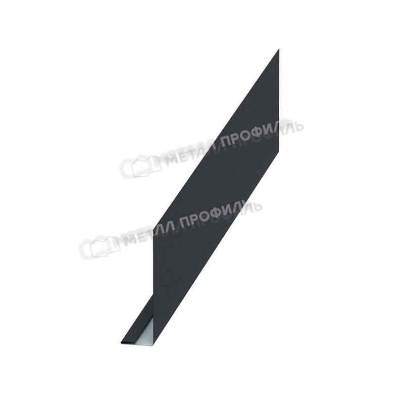 Планка карнизного свеса 250х50х2000
(VALORI-20-DarkGrey-0.5)