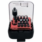 Набор бит, адаптер для бит, сталь S2, 18 предм., в пласт.
боксе MATRIX MASTER 11316