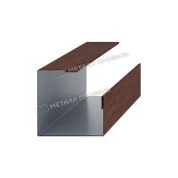 Планка угла внутреннего сборная нижняя Woodstock 50х30х3000
(ECOSTEEL_MA-01-МореныйДуб-0.5)