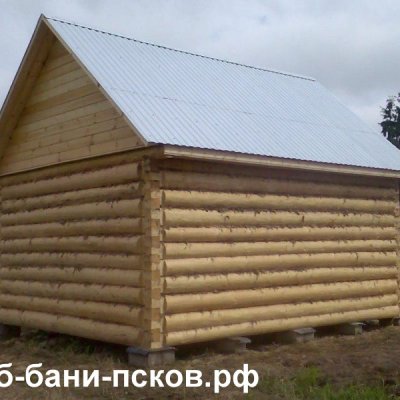Сруб бани 6х3