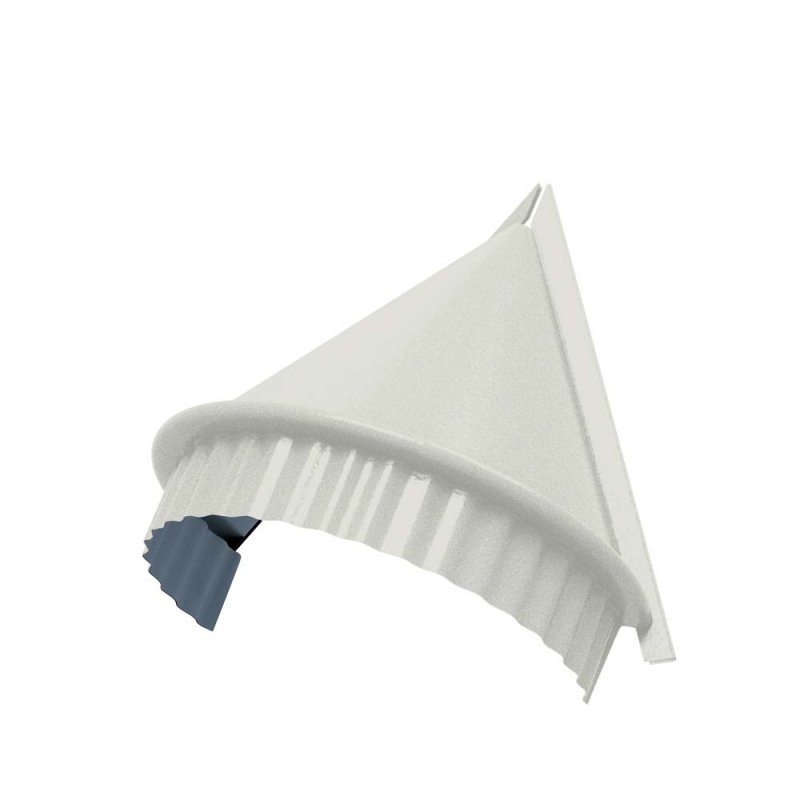 Заглушка конька круглого конусная NormanMP
(ПЭ-01-9002-0.5)