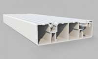 Террасная доска ПВХ (базовый - белый цвет) 140х40 мм