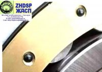 Подшипник 3004264 М коренной опоры дробилок ДРО-609А или ДЩ-8х10. 18 роликов-игл. Заклёпки на каждом ролике, утоплены в сепаратор