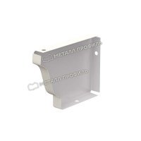 Заглушка желоба 120х86 левая (ПЛ-02-9010-0.5)