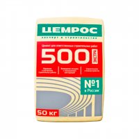 Цемент ЦЕМРОС М500 Д0 ЦЕМ I 42,5 50 кг