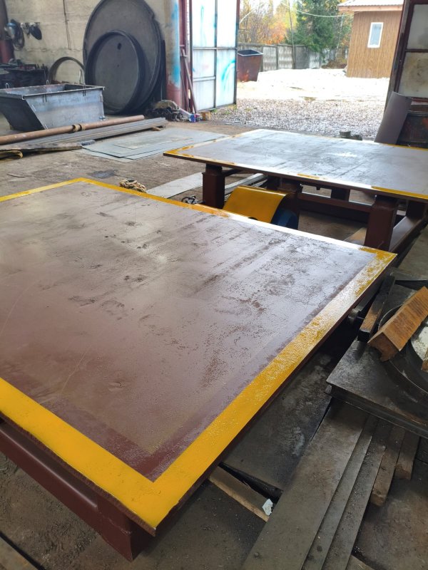 Виброплита, вибростол из 2-х вибротумб