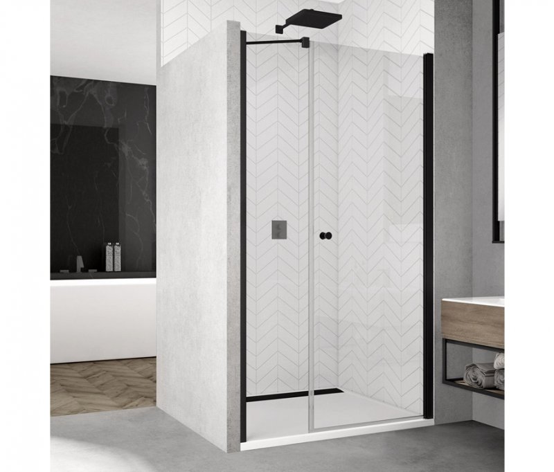 Душевая дверь SanSwiss Solino Black SOL31 0900 06 07