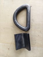 Рым палубный D-ring приварная крепежная петля 20 т (BL20T)