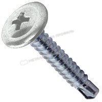 Саморез 4,2х16 RAL 9003 (белый) с прессшайбой со
сверлом