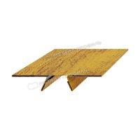 Планка угла внутреннего сборная верхняя Woodstock 58х23х3000
(ECOSTEEL_T-01-ЗолотойДуб-0.5)