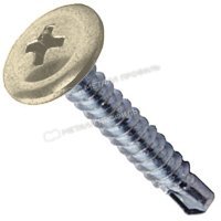 Саморез 4,2х16 RAL 1015 (светлая слоновая кость) с
прессшайбой со сверлом