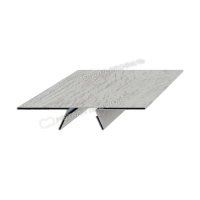 Планка стыковочная сборная нижняя Woodstock 50х33х3000
(ECOSTEEL_MA-01-Беленый Дуб-0.5)