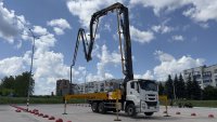 Автобетононасос SHAILER 38X-RZ на шасси ISUZU 6x4