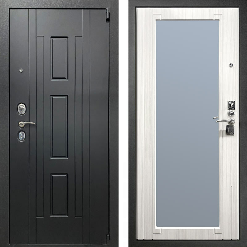 Дверь Гранит Т3М Белый клен 1050 x 2070 петли слева
