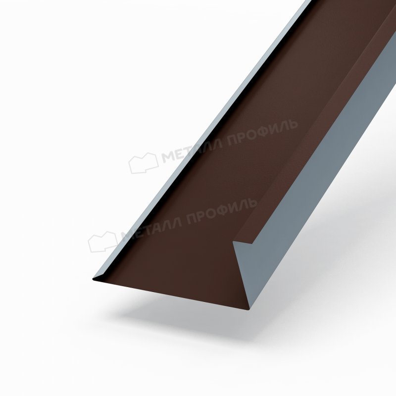 Планка примыкания нижняя 250х122х2000 NormanMP
(ПЭ-01-8017-0.5)