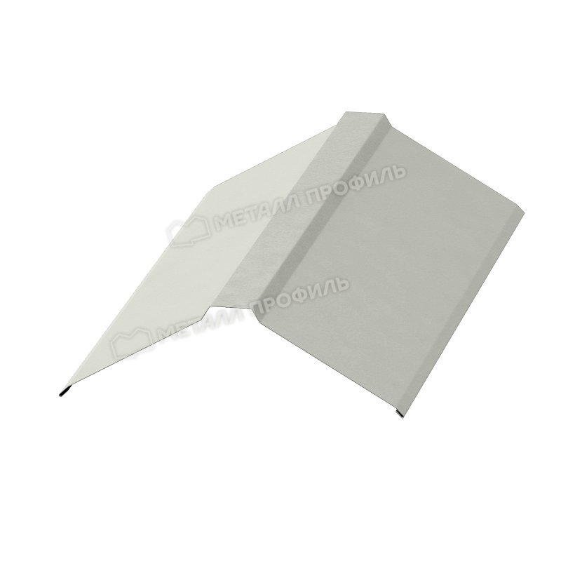 Планка конька плоского 190х190х2000
(ПЭ-01-9002-0.45)