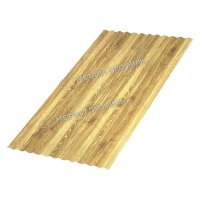 Профилированный лист МП-18x1100-A
(ECOSTEEL_T-01-ЗолотойДуб-0,5)