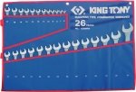Набор комбинированных ключей KING TONY 1226MRN