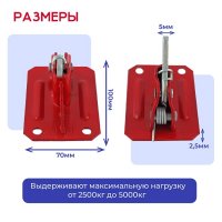Пружинный зажим ХИТ Усиленный для опалубки