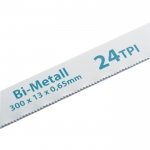 Полотна для ножовки по металлу, 300 мм, 24TPI, BIM, 2 шт.
GROSS 77729