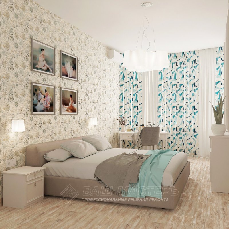 Ремонт однокомнатной квартиры 34 кв. м. под ключ