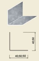 Профиль оцинкованный Г-образный 40х60х1,2 мм