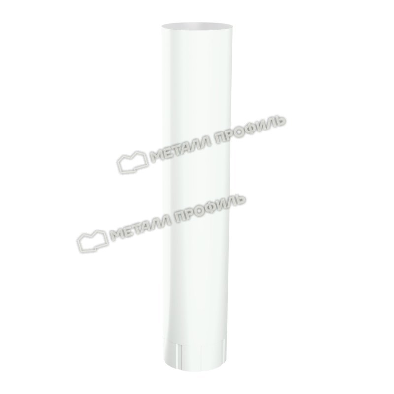 Труба водосточная D150х1000 (ПЭ-01-9003-0.5)