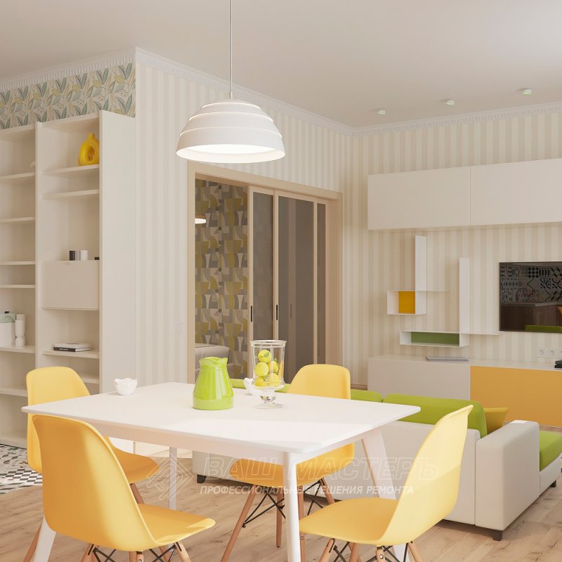 Ремонт однокомнатной квартиры 35 кв. м. под ключ