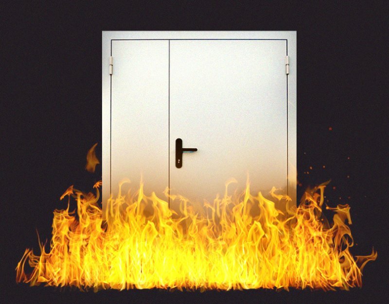 Стальные огнеупорные(противопожарные) двери для коммерческих объектов