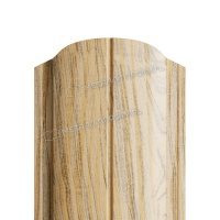 Штакетник металлический МП ELLIPSE-O 19х126
(ECOSTEEL_T-01-Сосна-0.5)