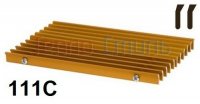 Решетка Hidria IMP Klima 111C 400х4000 ширина 400 мм длина 4000 мм для встраиваемого в пол внутрипольного конвектора