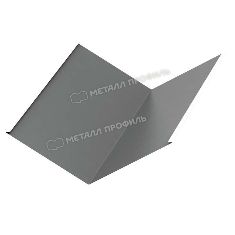 Планка ендовы нижняя 298х298х2000 NormanMP
(ПЭ-01-9006-0.5)