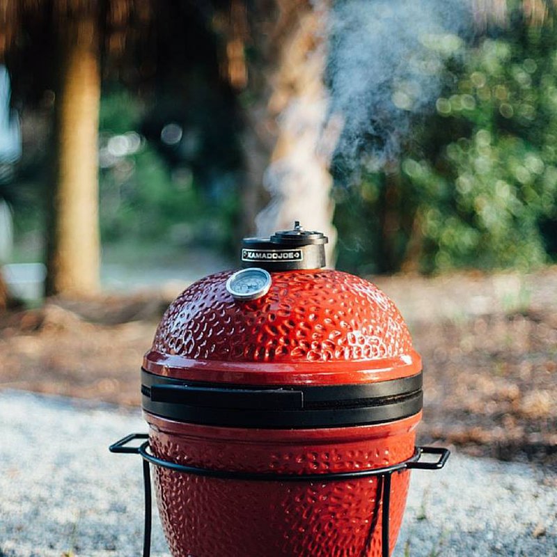 Керамический гриль Kamado Joe Junior Red + комплект