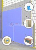 Бескаркасная система Зипс Модуль для шумоизоляции стен