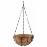 Подвесное кашпо с декором, 25 см, с кокосовой корзиной
PALISAD 69005
