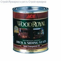 Ace Paint WOOD Royal Deck Siding Semi-transparent Oil Stain (5 галлонов (18,9л.))