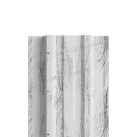 Штакетник металлический МП TRAPEZE-T 16,5х118
(ECOSTEEL_MA-01-Беленый Дуб-0.5)