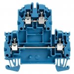 Двухуровневая клемма Weidmuller WDK 4N BL 1041980000