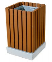 Урна деревянная для мусора. У029 с вкладышем. 7450.00