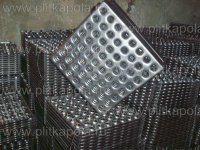 Плитка металлическая для промышленных полов