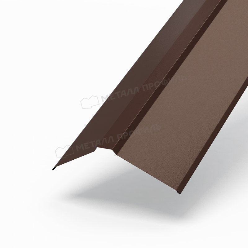 Планка конька плоского 150х150х2000 NormanMP
(ПЭ-01-8017-0.5)