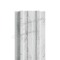 Штакетник металлический МП LАNE-T 16,5х99
(ECOSTEEL_MA-01-Беленый Дуб-0.5)