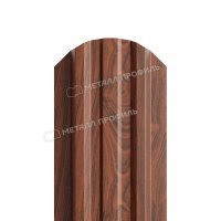 Штакетник металлический МП LАNE-O 16,5х99
(ECOSTEEL-01-МореныйДуб-0.5)