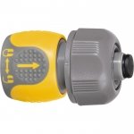 Соединитель для шланга 3/4", аквастоп, двухкомпонентный
PALISAD LUXE 66242