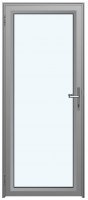 Дверное полотно на основе алюминиевого профиля Серия Simple Vitrage